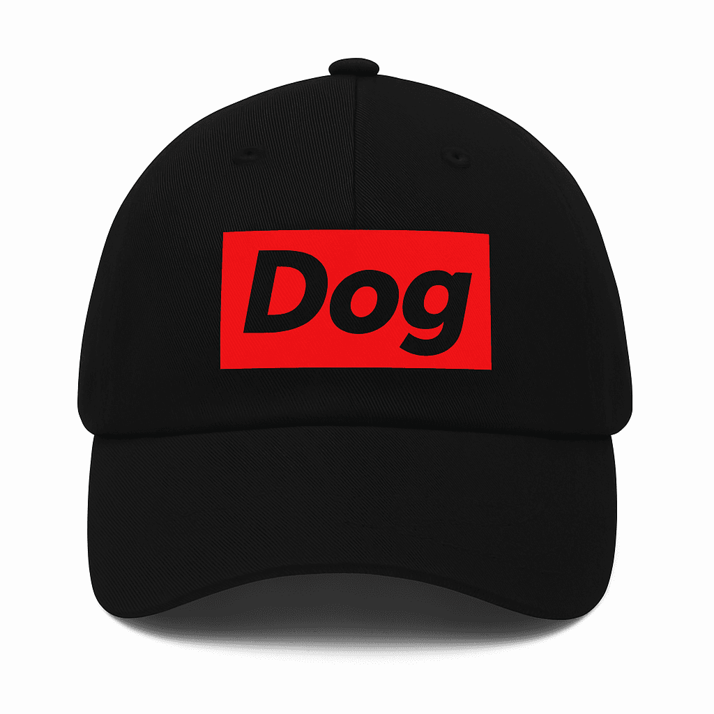 Dog hat black