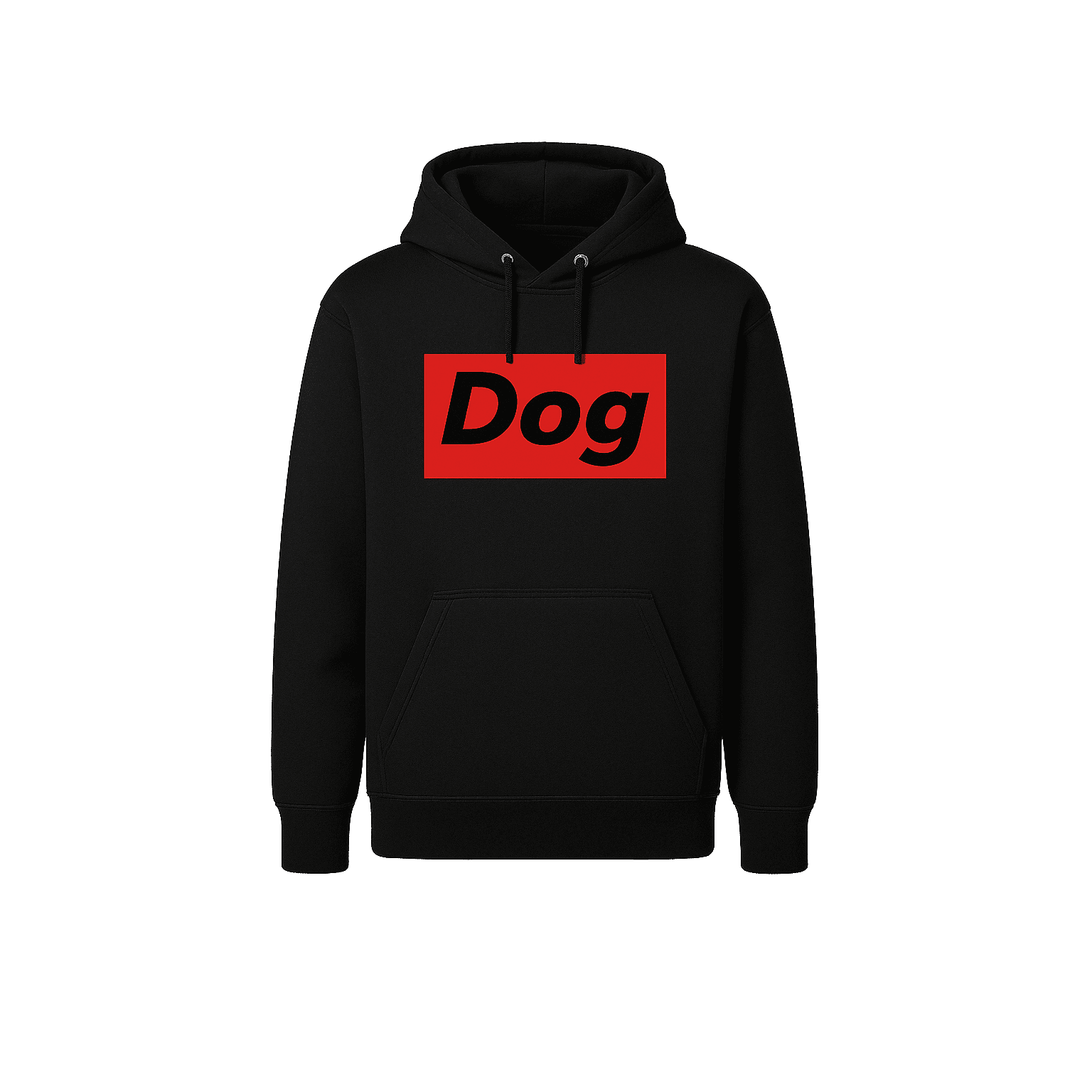 Dog hoodie black