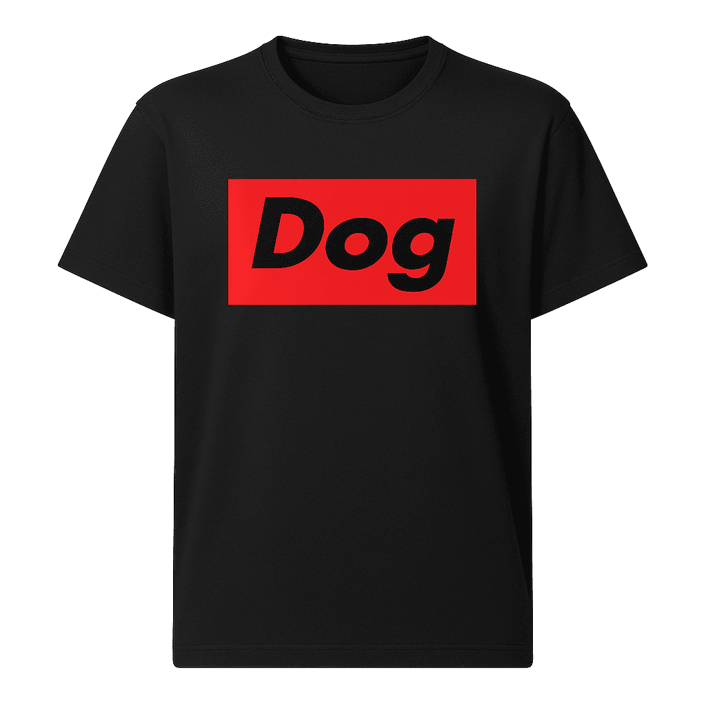 Dog black-t