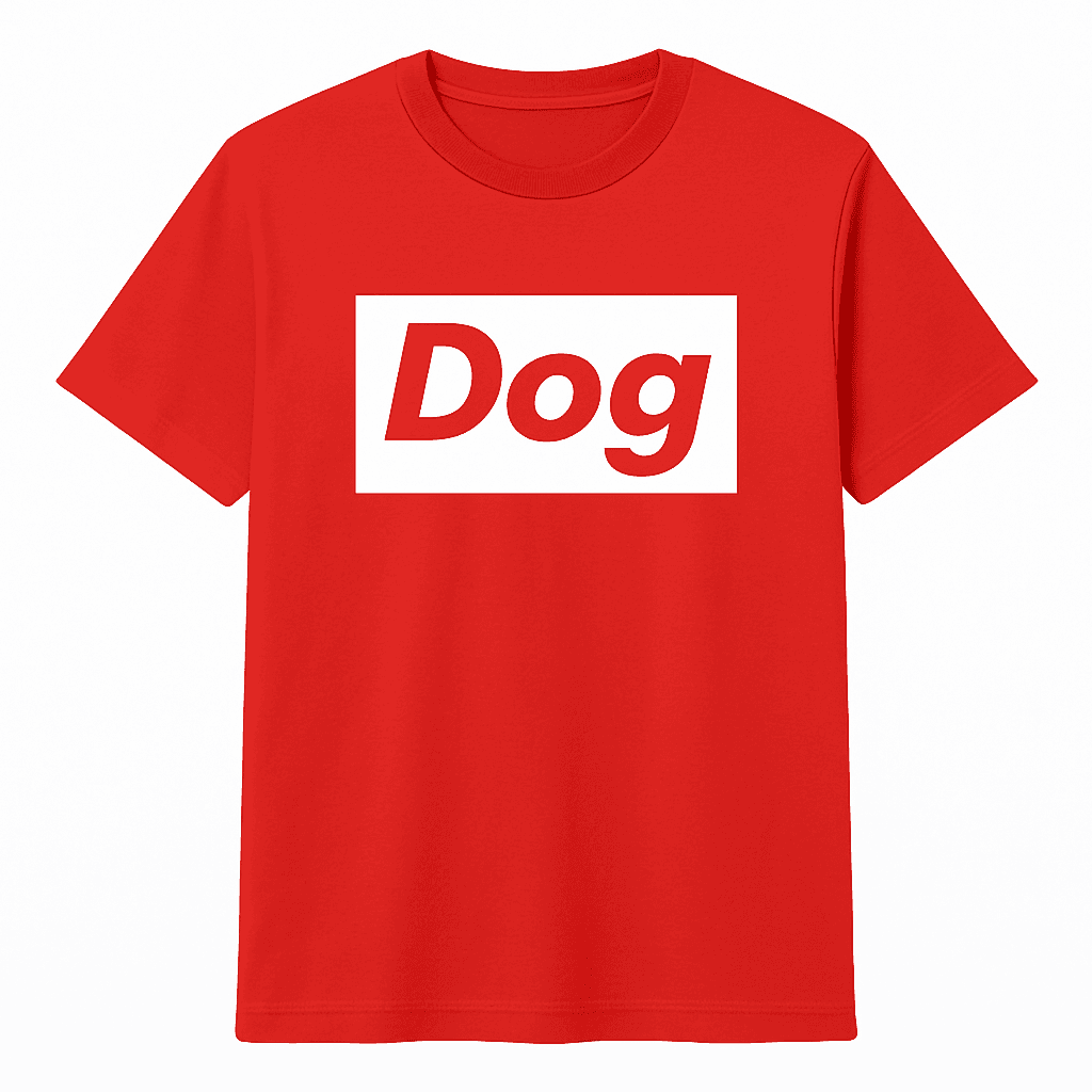 Dog red-t